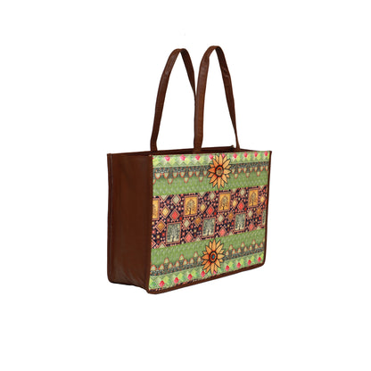 Autumn Sunflower Box Tote Bag 1108