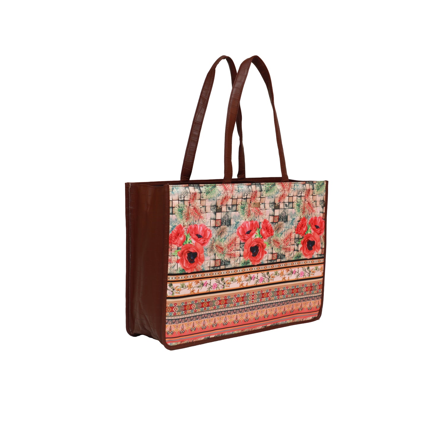 Poppy Mosic Box Tote Bag 1110