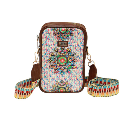 Multicolour Mandala Crossbody Sling Bag 1207