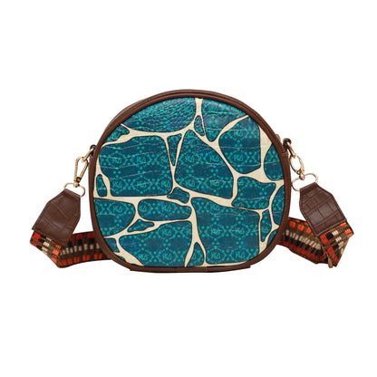 Teal Paradise Orbis Sling Bags 1303