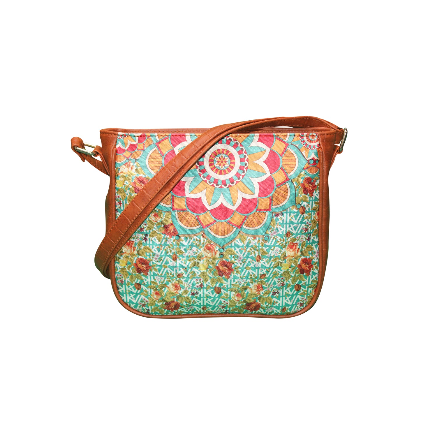 Floral Mandala U Sling Bag 205