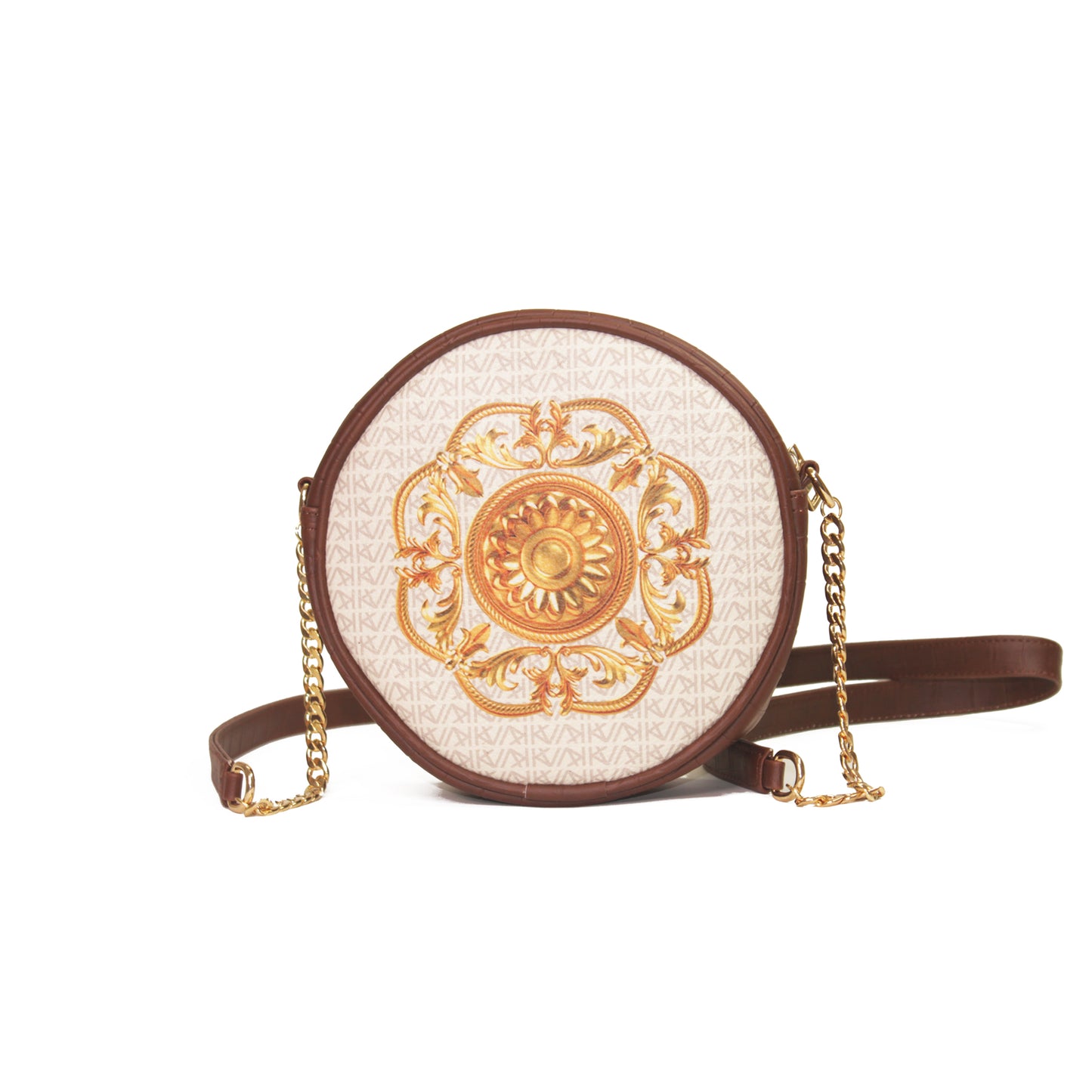 Vintage Medallion Round Sling Bag 404