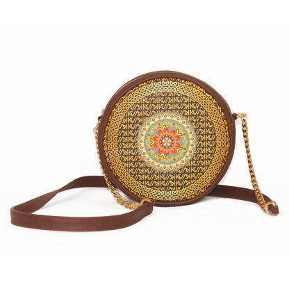 Boho Mandala Round Sling Bag 405