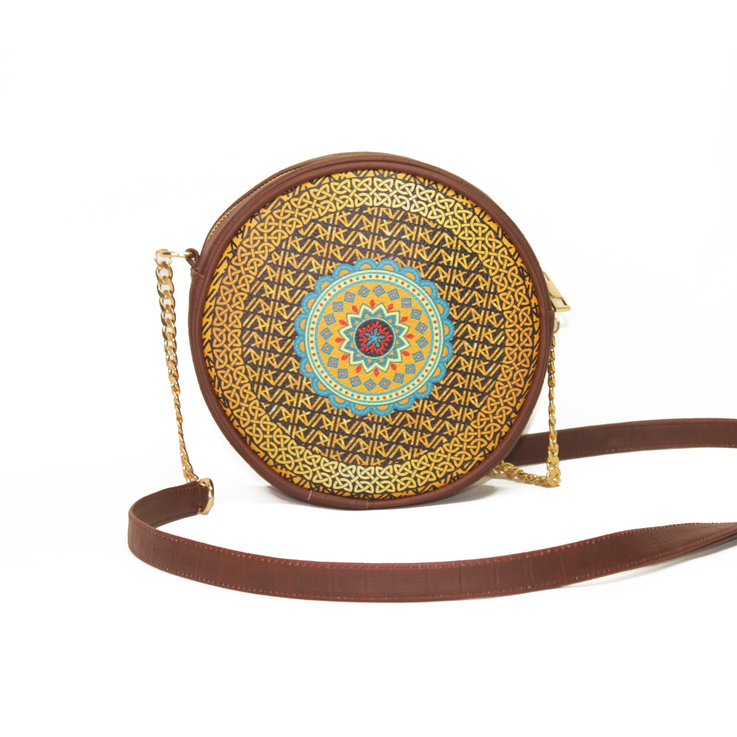 Boho Mandala Round Sling Bag 405