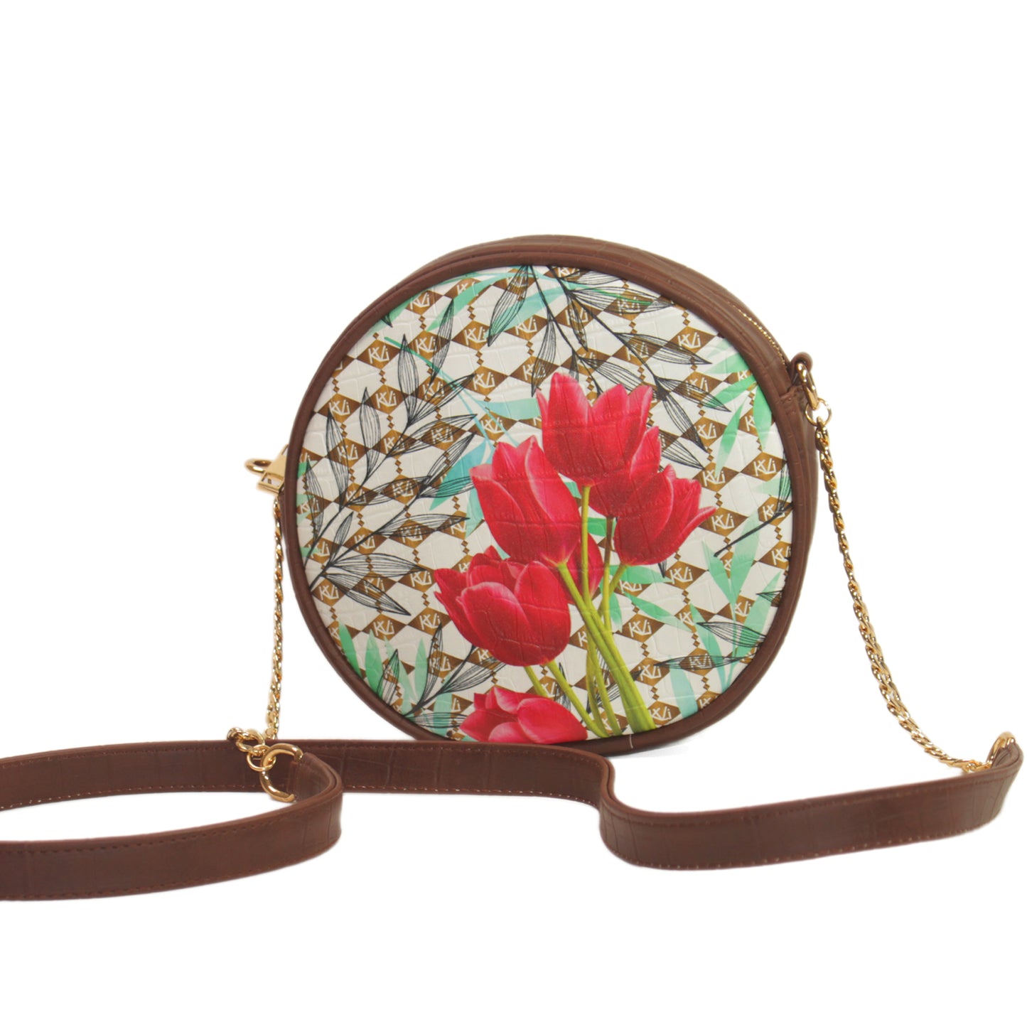 Tulips Garden Round Sling Bag 408