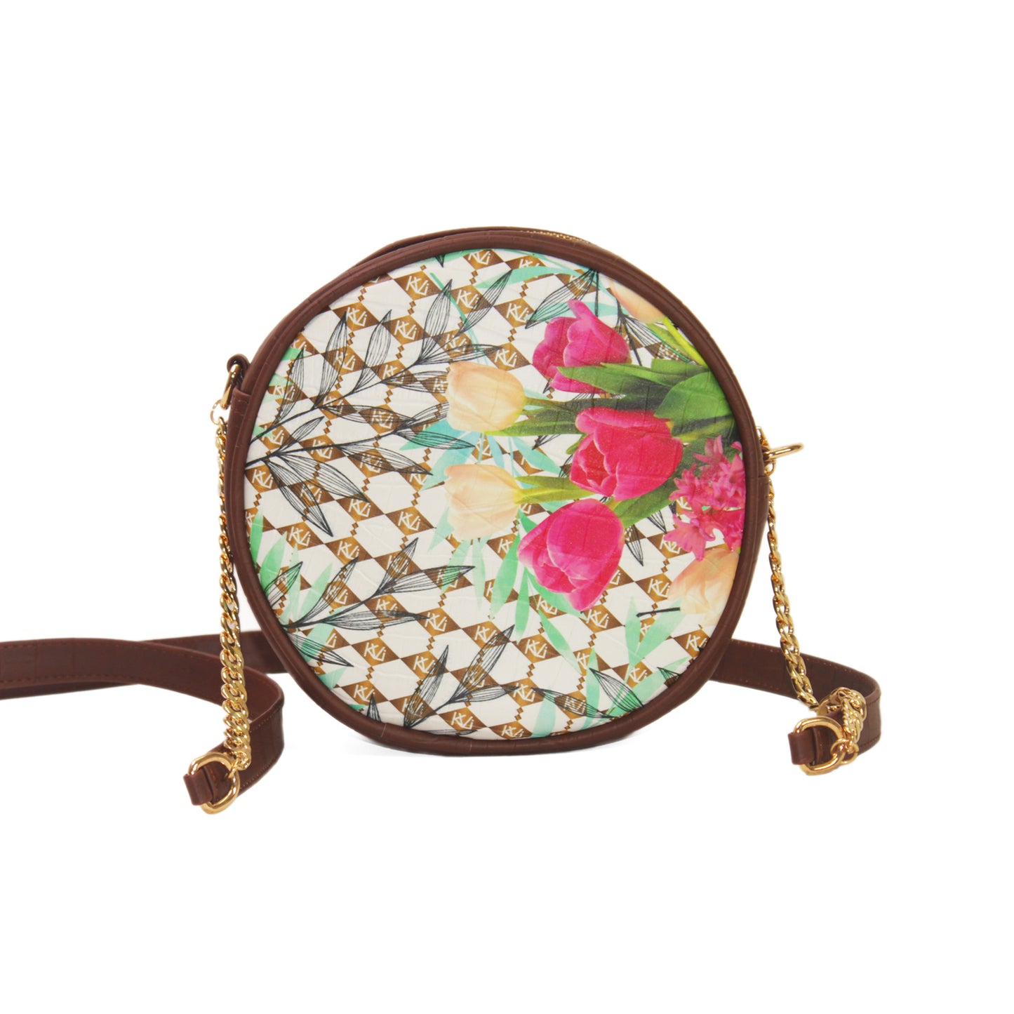 Tulips Garden Round Sling Bag 408