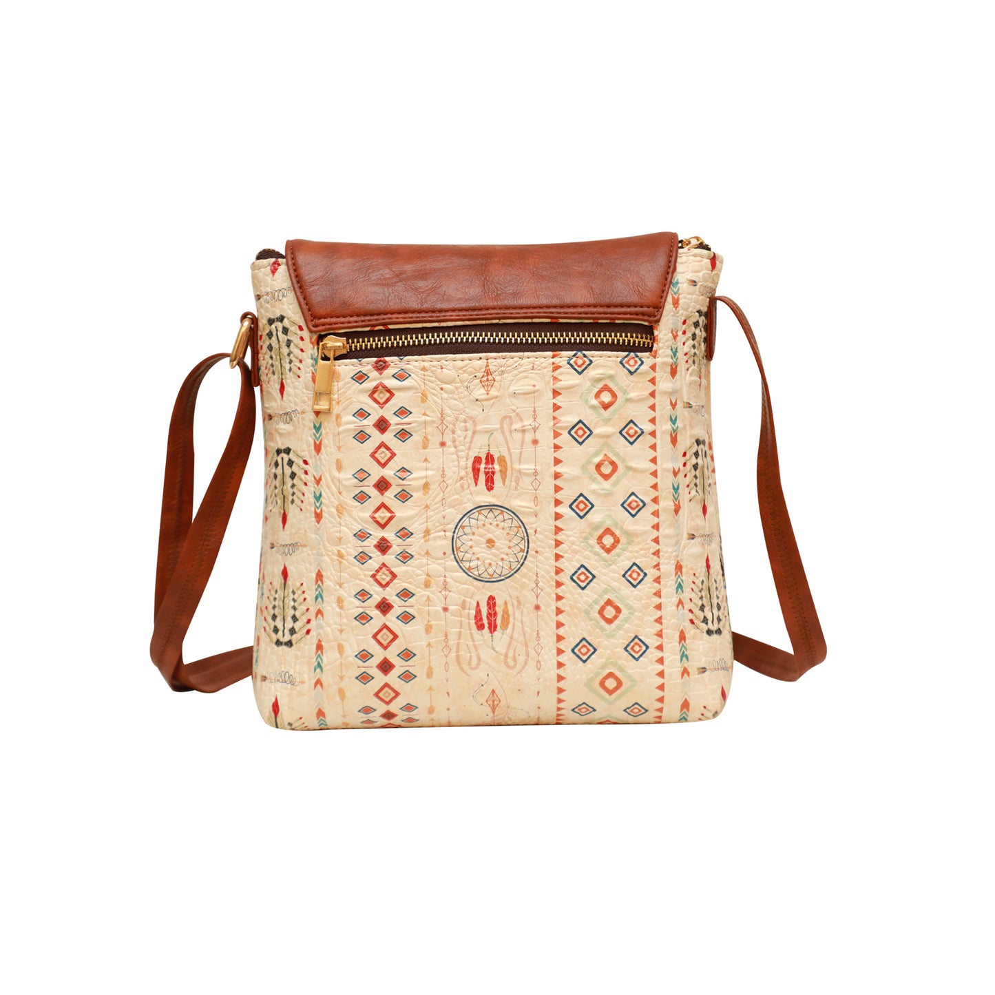 Kantha Flap Crossbody Bag 601