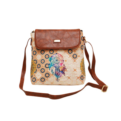 Dream-Mandala Flap Crossbody Bag 605