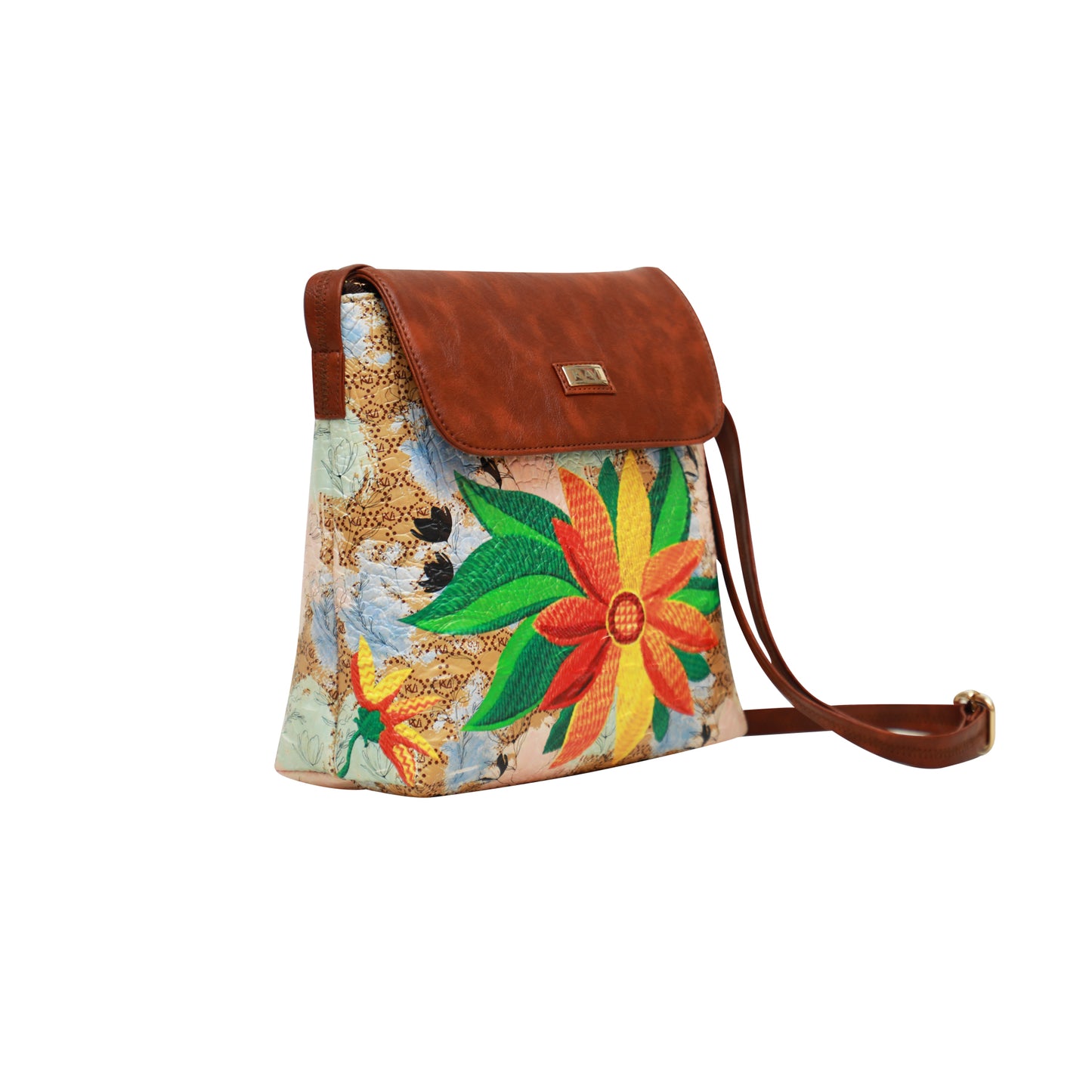 Gerber Daisy Flap Crossbody Bag 606