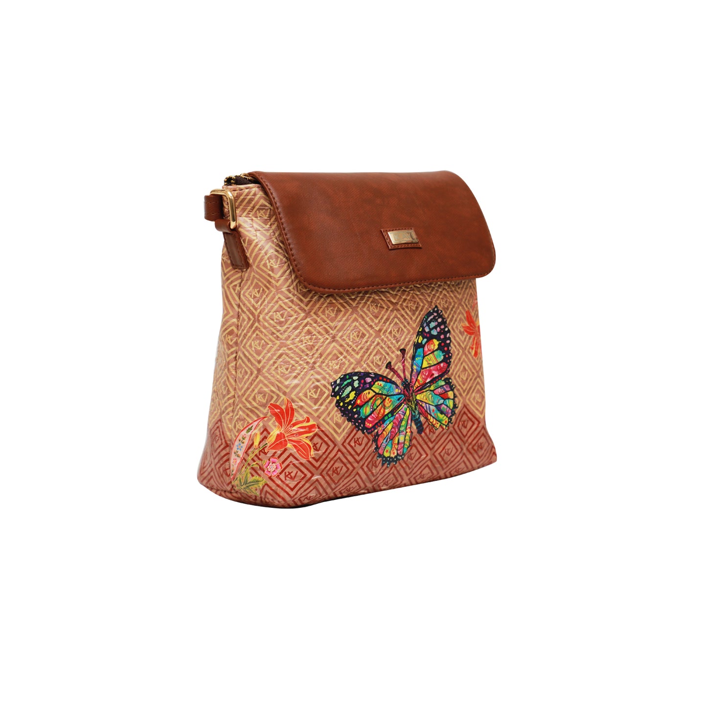 Multicolour Astrio Flap Crossbody Bag 608