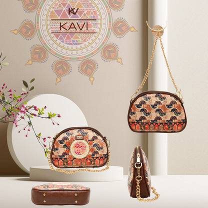 Orange Bloosom Batua Bag 901