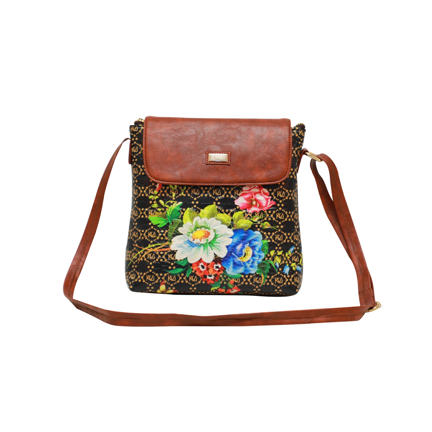 Kantha Flap Crossbody Bag 610