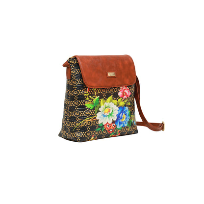 Kantha Flap Crossbody Bag 610