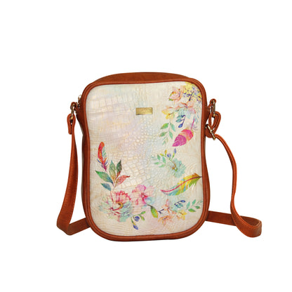 Summer Blossoms Satchel Crossbody Bag 801