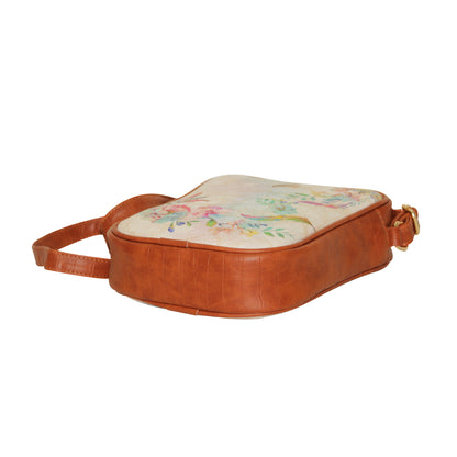 Summer Blossoms Satchel Crossbody Bag 801