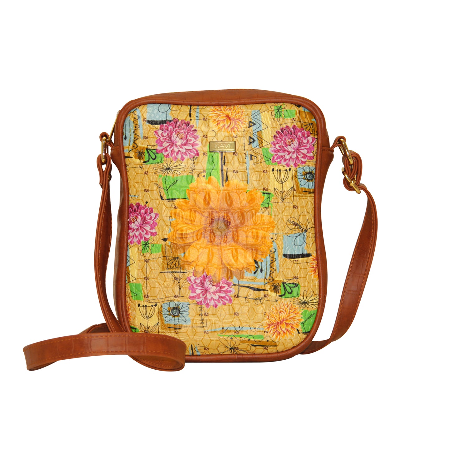 Sunflower Satchel Crossbody Bag 806