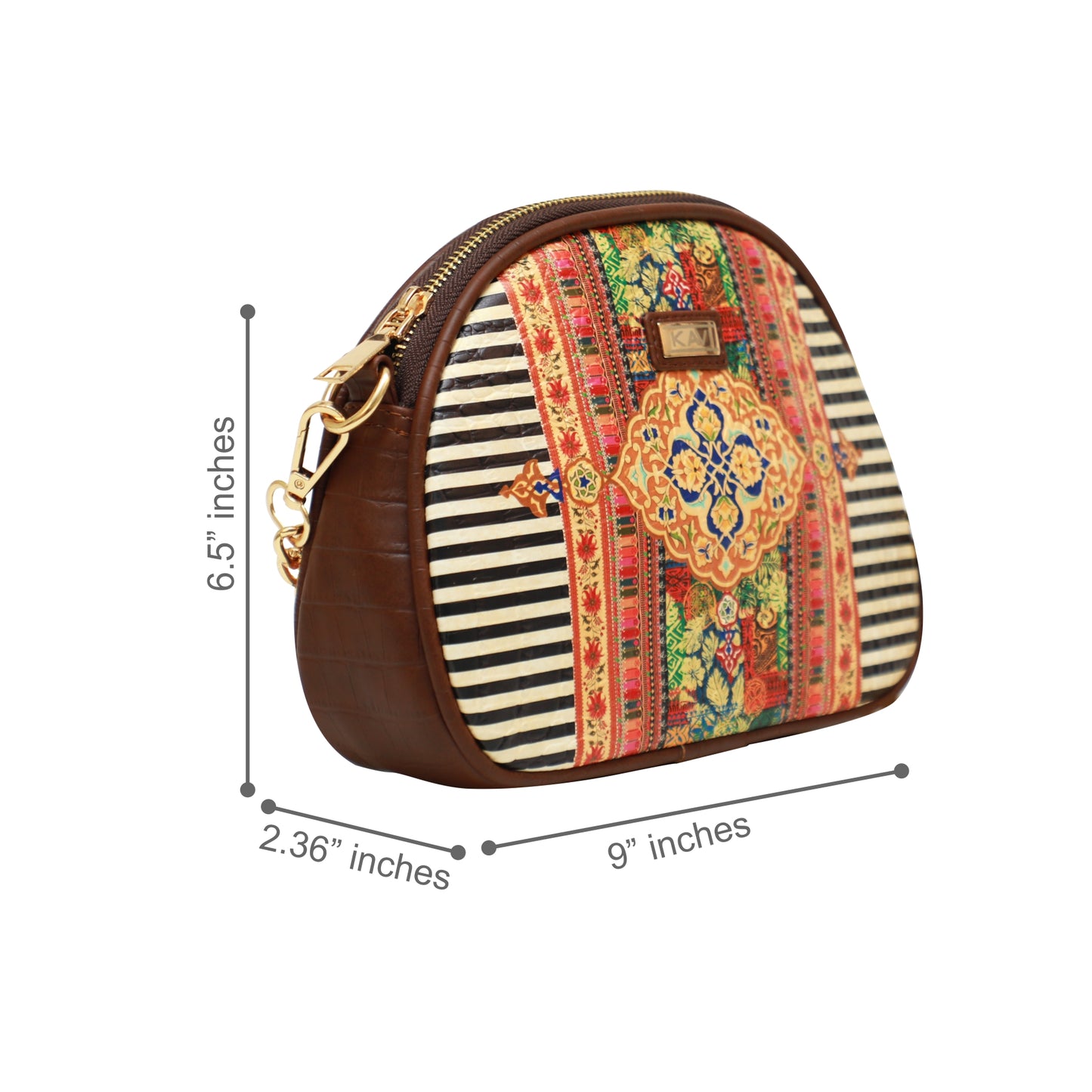 Stripy Boho Batua Bag 902