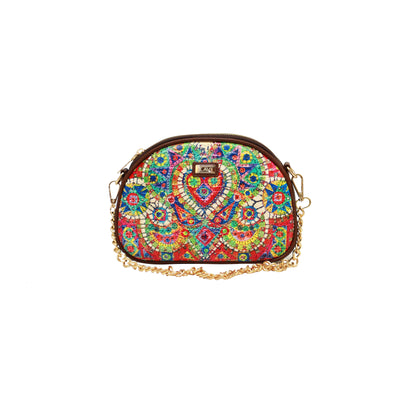 Multicolour Mosic Batua Bag 903