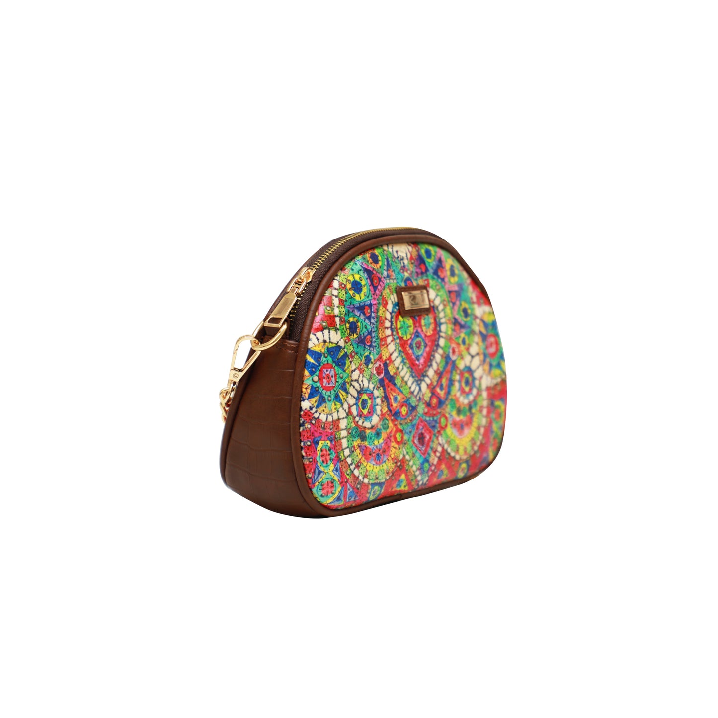 Multicolour Mosic Batua Bag 903