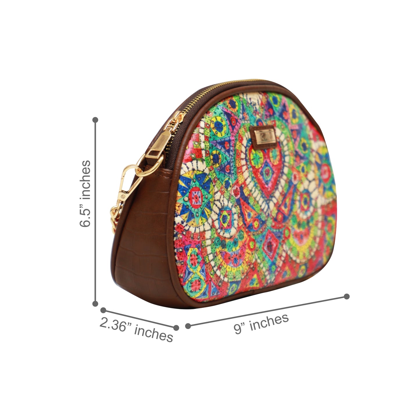 Multicolour Mosic Batua Bag 903