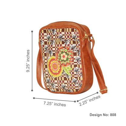 Brown Magic Satchel Crossbody Bag 808